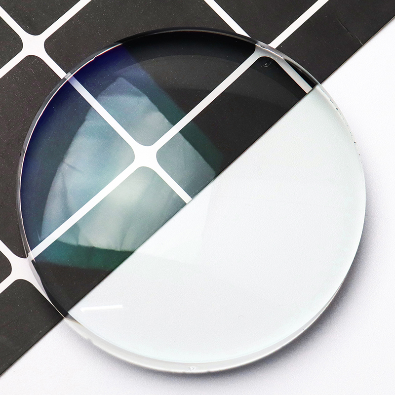 1.56 Kanta Penglihatan Tunggal Blok Biru Separuh Siap